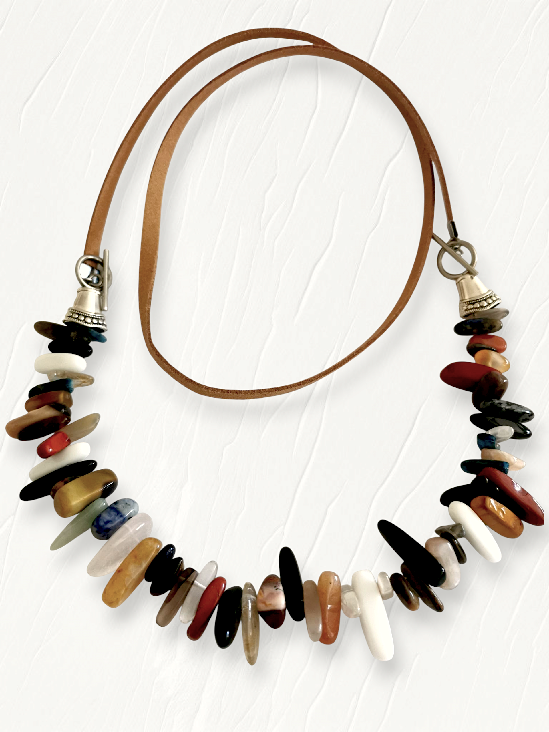 Collar Multicolor tiento beige - Imagen 2